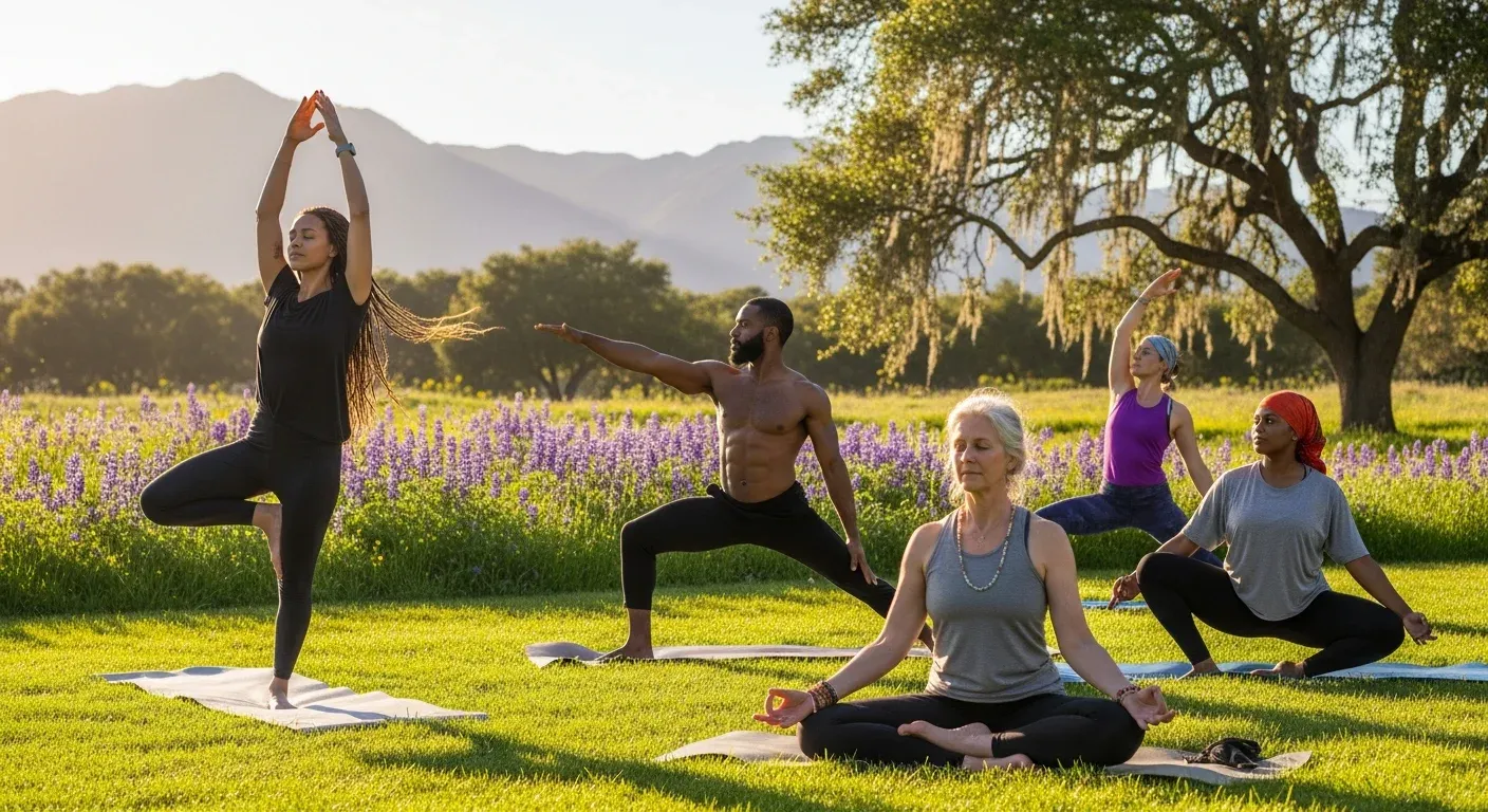 Yoga für mehrfl exibilität und entspannung